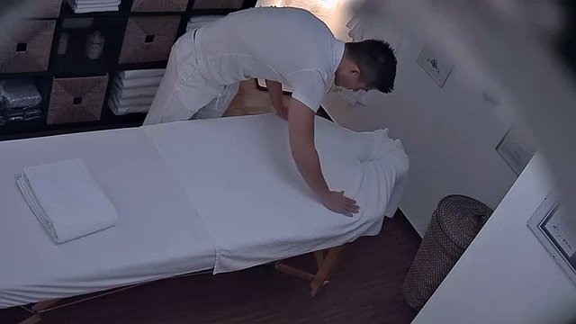 Eavesdropped girl during massage