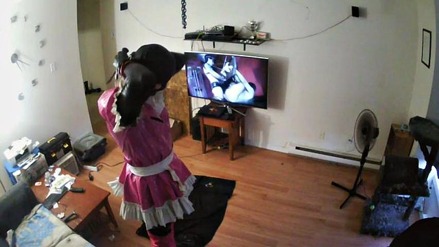 Sissy Sluts Hooded Self Bondage