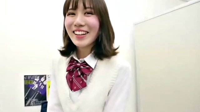 Japanese girl farts in white cotton panties
