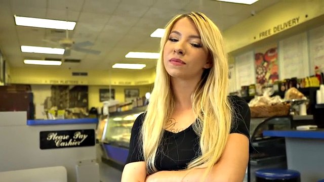 Waitress POV - Kenzie Reeves - Broke College Cutie