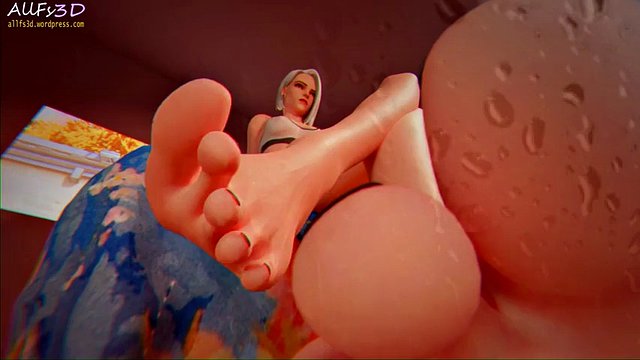 #2 POV 6 six anime girls sexy big feet and cute long soles teasing joi