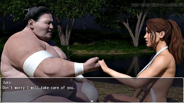 Laura's Lustful Secrets: Wife Cheats on Her Husband with a Big Chubby Sumo Wrestler - Episode 66