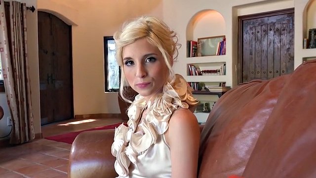 Ultra small blonde teen gets fucked by a fat cock