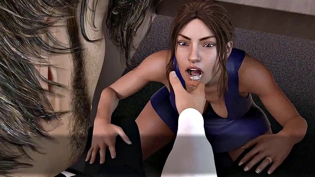 Laura Lustful Secrets: Mulher traidora chupando pau para evitar que o marido perca o emprego enquanto ele está com ela Episódio 44