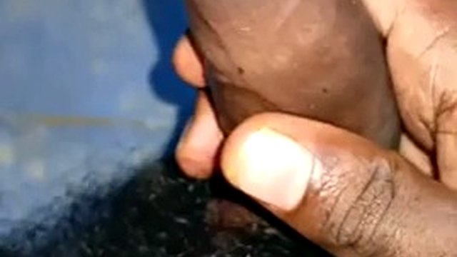 Boy masturbation in bathroom