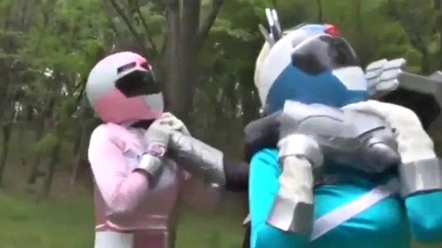Super heroine choking