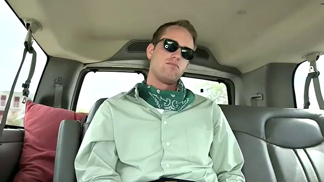 Blindfolded tricked str8 stud fucked by gay on the bus 4 money