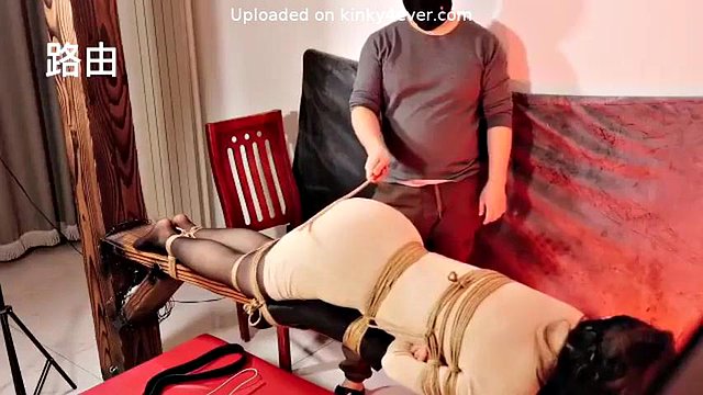 Bondage Chinese spank