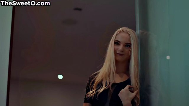 Busty babe enjoys riding big white dick while fucking