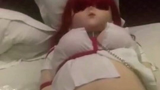 kigurumi school uniform bondage and vibrating