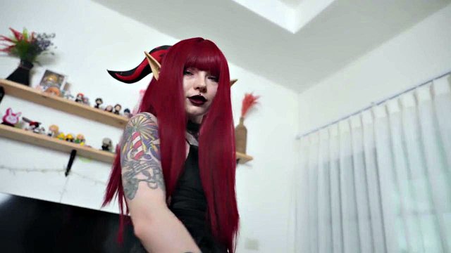 Karneli Bandi Cosplay Succubus Drafted som Fucktoy in Dream