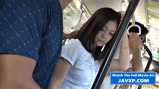 shy teen on the bus