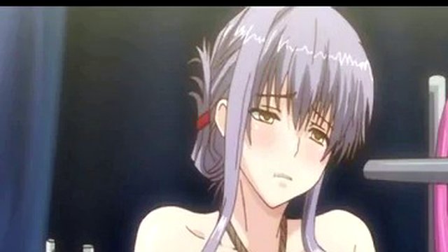 Bondage hentai recebe um vibrador em seus seios grandes e buceta