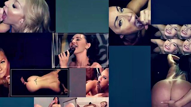 GLORYHOLE SECRETS - Tatted Lily Lane 2nd Gloryhole Gulps Cumshots Like a Pro