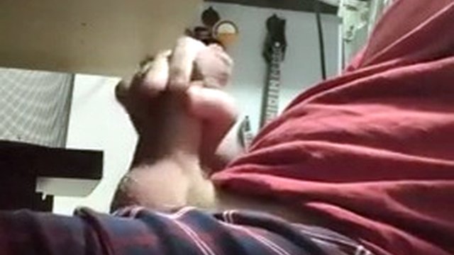 I jerk my big cock while in the next room my neighbors fuck a lot and scream