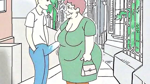 Fucking fantasies about grandma! Porn cartoon
