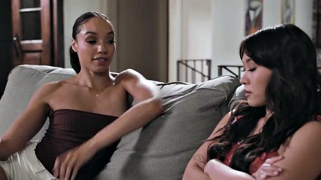 PURE TABOO Surprised teen catches her lusty stepdad fucking her best friend Alexis Tae hard and hard