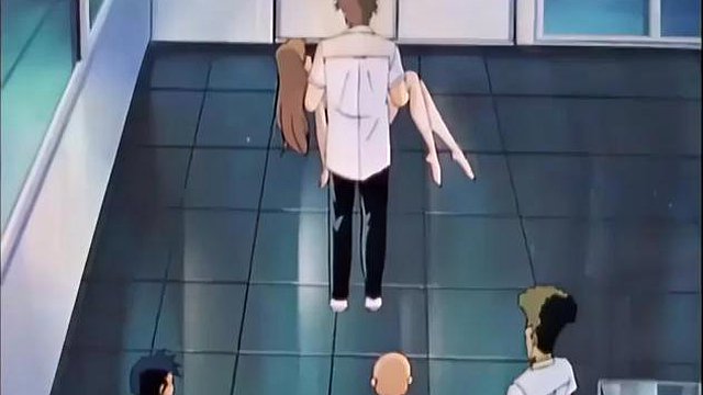 Peituda anime adolescente grita enquanto ela pinga porra
