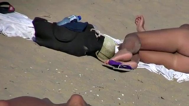 Sexy Naturist Couples Beach Voyeur Hidden Web Cam HD Movie