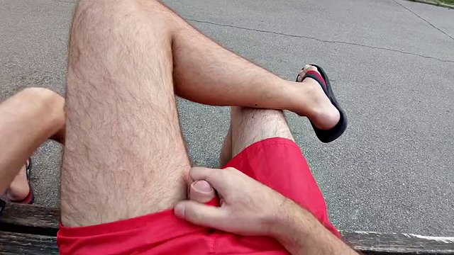 Détente dans le parc avec un nouvel ami (certains se masturbent, font pipi, flash)