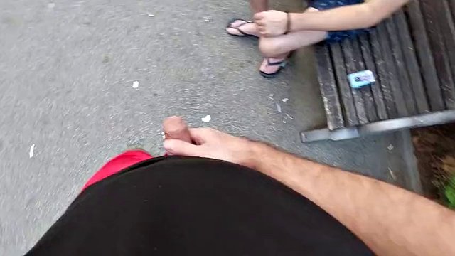 Relaxing in the park with a new friend (some masturbate, pee, flash)