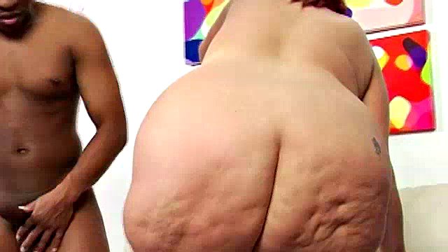 Big ass redhead fucked by a black man