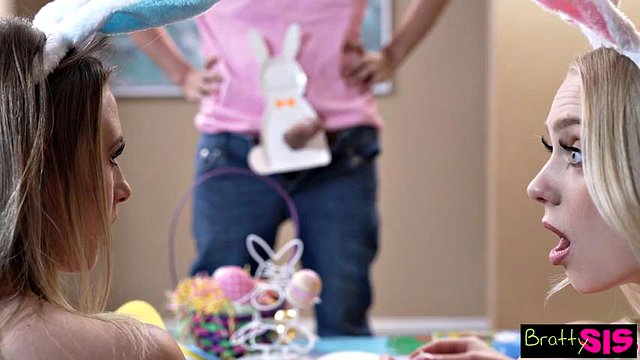 BrattySis Easter Creampie Surprise Compilation ft. Kyler Quinn by Bratty Sis: Porn