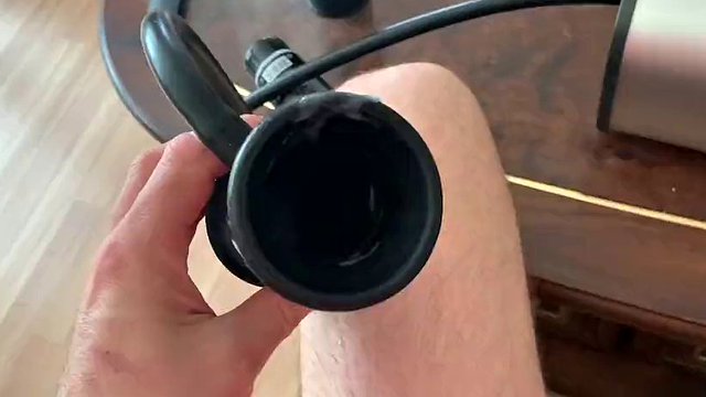 Anne AutoBlow tarafından görmezken Yeni Horoz Sağım Makinesi VacuGlide