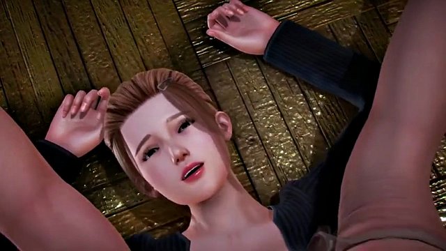 3D nadržený asijský učitel v prdeli studentem
