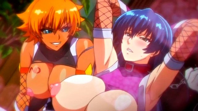 HMV★Asagi gets impregnated by a futanari evil exorcist and gets punched in the belly.