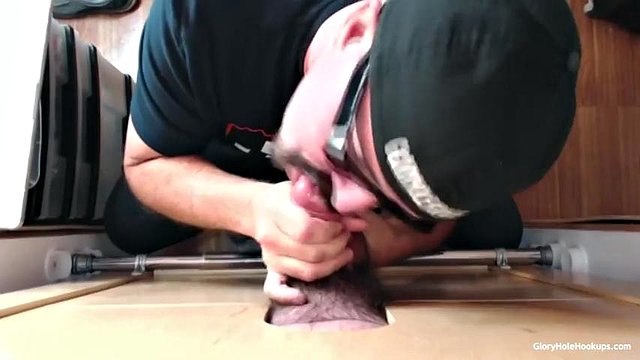 Hot Cock Gloryhole Suck and Swallow