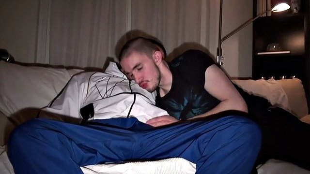 Sneaker Fetish Amateur Stud Gets Fucked In Home Anal