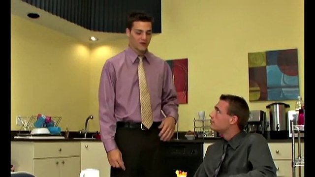 Gay gentle gives oral sex and gets fucked