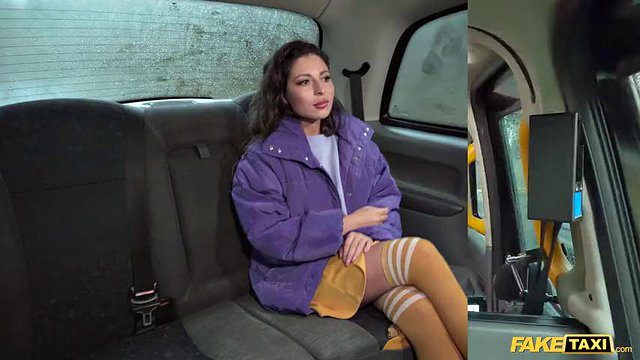 Fake Taxi MILF offers her SHAVEN pussy to pay for her ride