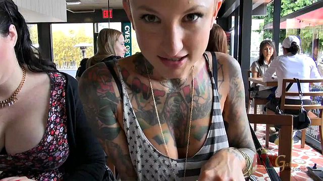 Kate Wolf grabs a bite to eat then masturbates poolside by ATK Girlfriends: Porn