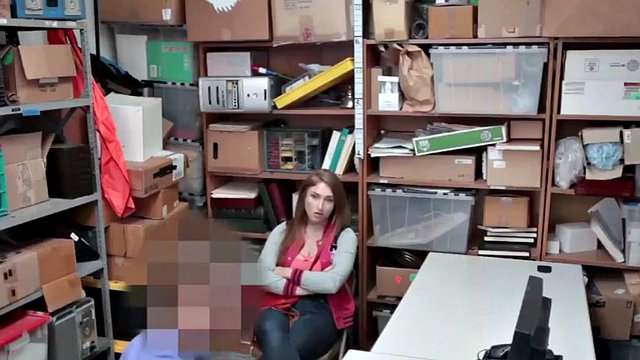 busty shoplifter skylar snow finally gives in and gets fucked by horny man