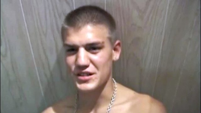 Young Lance looks very inviting and sexy, as he stares at the camera while massaging his hard cock. We enjoy a nice show of long strokes from this naked boy, before he blows his load on a chair.