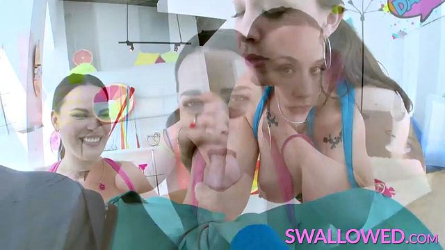 Dana And Chanel Swallow It All