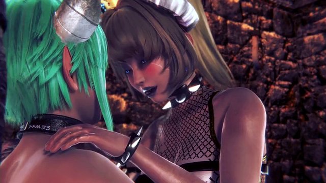 Futa Bowsette with a Futa succubus : 3D Porn Parody