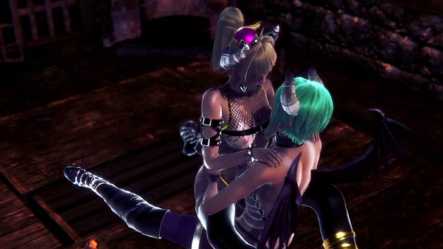 Futa Bowsette with a Futa succubus : 3D Porn Parody