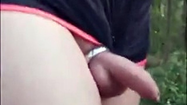 Flashing My Cock and Ass In The Woods