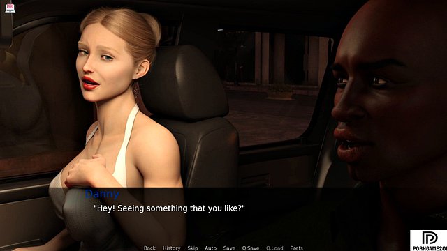 Project Myriam - Slutty Hot Wife Blowjob BBC In Car and Theatre - 3d-spill