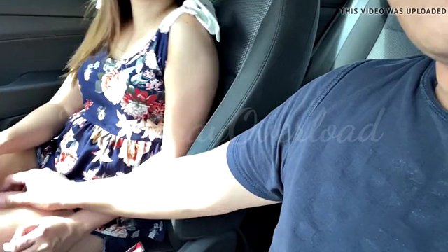 Pinay slut gets fucked in her client's car