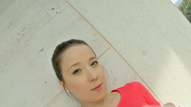 Sweet little amateur teen gets double penetrated in a threesome