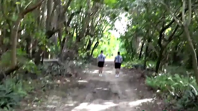 military hunks outdoor asslicking and jizzing