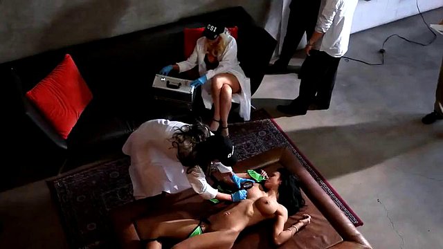 threesome bikini babes: Blowjob, Doggy & Big Tits Porn