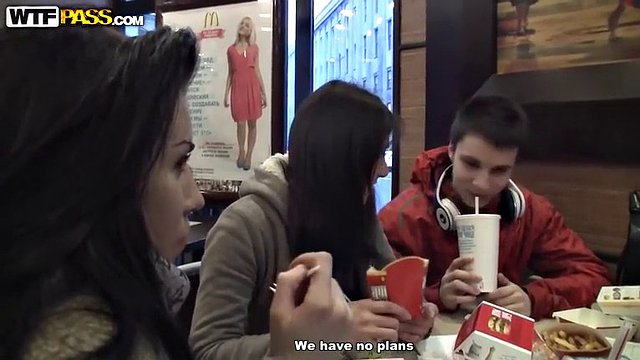 Teens eat junk food and go home to fuck hard