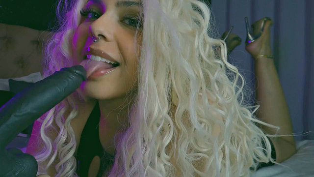 Maddy Voss Trains Sissy Husband to Suck BBC