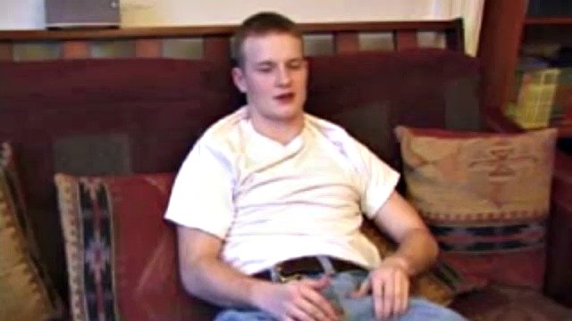 After working a boner through his pants, Lex Python strips down and strokes his cock in a porn video. He oils up his asshole and fingers it before inserting a jelly probe. Lex wrestles in several positions, before bust the nut.