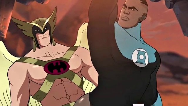 Green Lantern and his big black bubble butt - hentai bara yaoi